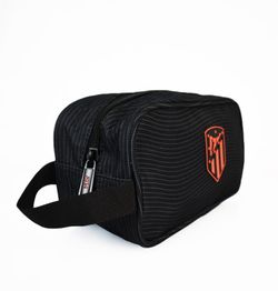 Bolsa de toalete preta Atlético de Madrid Movistar Riders