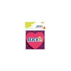 notes autocollantes en forme de coeur