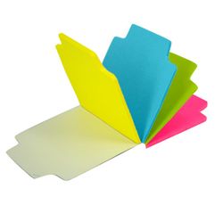 Notes autocollantes MAGIC couleurs néon 70 x 70 mm