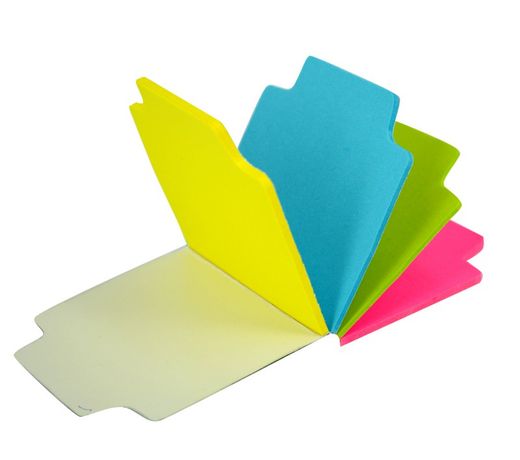 Notes autocollantes MAGIC couleurs néon 70 x 70 mm