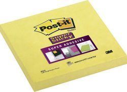 Notas post-it super sticky amarillas