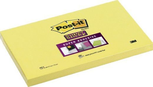 Post-it super collants jaunes