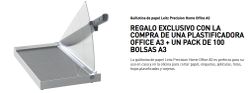 Office ILAM A3 + bolsas = Regalo guillotina Leitz Home Office A3