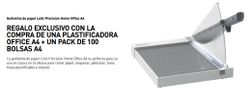 Office ILAM A4 + bolsas = Regalo guillotina Leitz Home Office A4