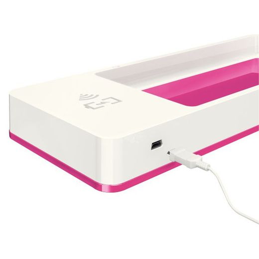 Leitz wow organiseur de bureau double avec charge inductive. 4 couleurs