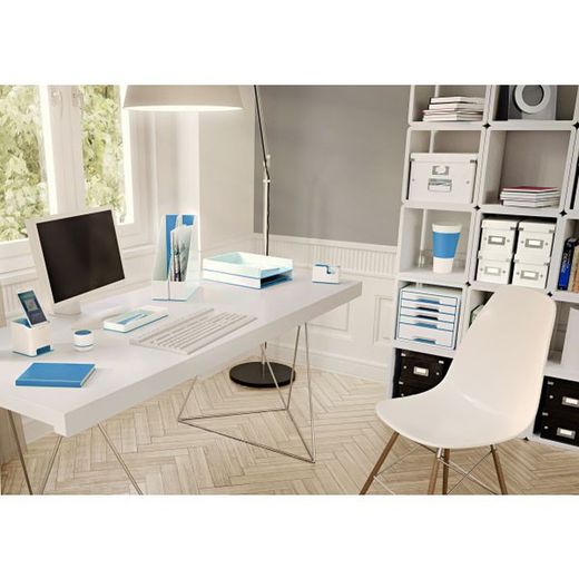 Leitz wow organiseur de bureau double avec charge inductive. 4 couleurs