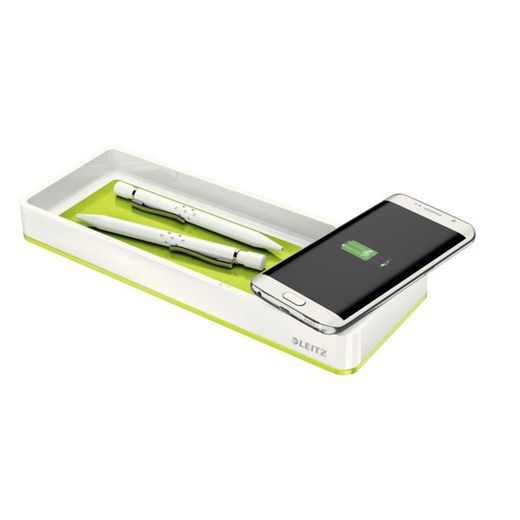 Leitz wow organiseur de bureau double avec charge inductive. 4 couleurs