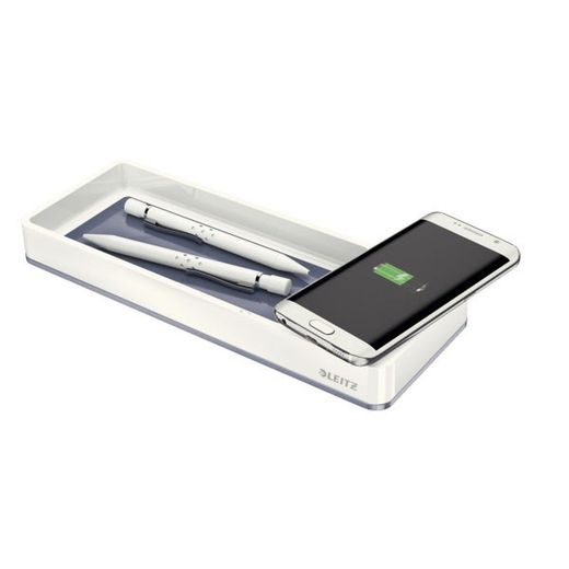 Leitz wow organiseur de bureau double avec charge inductive. 4 couleurs