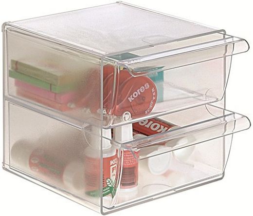 Organisateurs de cube en arc translucide