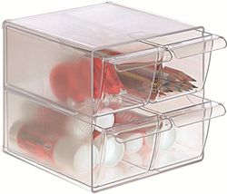 Organisateurs de cube en arc translucide