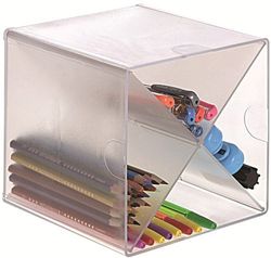 Organisateurs de cube en arc translucide