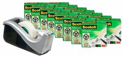 Pack 16 scotch magic tapes + dévidoir