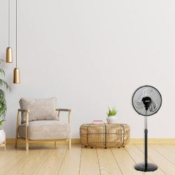 Pack 2 Ventiladores industriales de pie 40cm - 60W