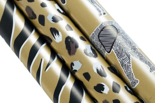 Pack 3 Rolos de Papel de Embrulho 5 mt Selva