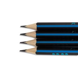 Pack 4 crayons triangulaires Mktape