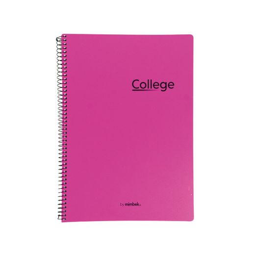 Pack 4+1 Cuaderno Tapa Polipropileno Folio 80h 90gr Neón