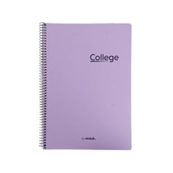 Pack 4+1 Cuaderno Tapa Polipropileno Folio 80h 90gr Pastel