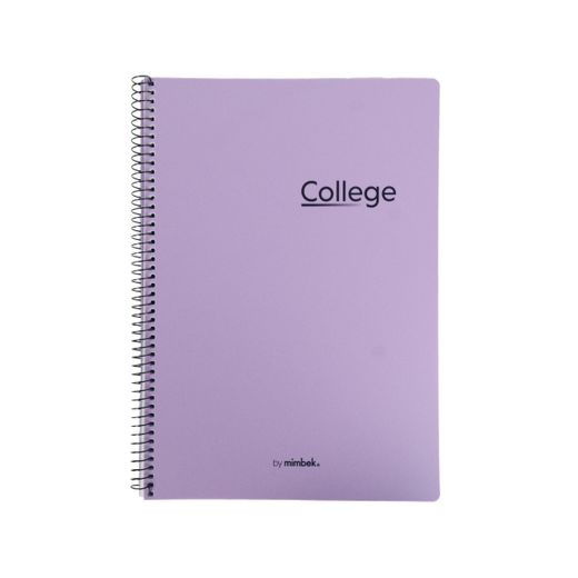 Pack 4+1 Cuaderno Tapa Polipropileno Folio 80h 90gr Pastel