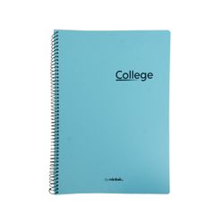 Pack 4+1 Cuaderno Tapa Polipropileno Folio 80h 90gr Pastel