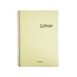 Pack 4+1 Cuaderno Tapa Polipropileno Folio 80h 90gr Pastel
