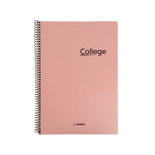 Pack 4+1 Cuaderno Tapa Polipropileno Folio 80h 90gr Pastel