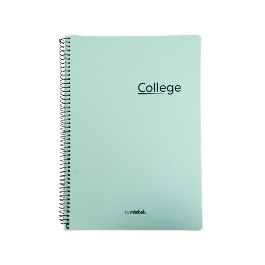 Pack 4+1 Cuaderno Tapa Polipropileno Folio 80h 90gr Pastel