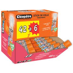 Pack 42+6 Pegamento Barra Transparente 21gr