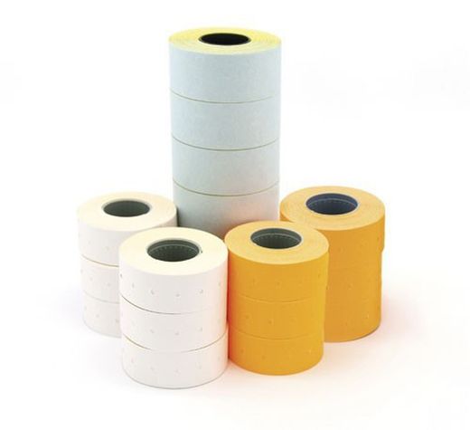 Pack 6 rouleaux d'étiquettes 21x12mm apli 1 ligne