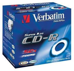 Pack de 10 cd-r 52x en boite large individuelle