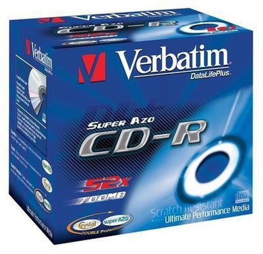 Pack de 10 cd-r 52x en boite large individuelle