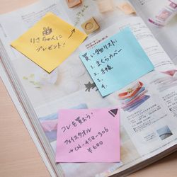 Lot de 12 blocs-notes 76x76 mm 360º