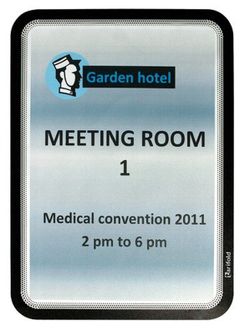 Lot de 2 cadres magnétiques avec dos magnétique