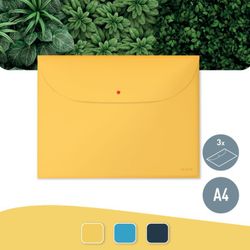 Lot de 3 enveloppes de confidentialité douillettes, avec 2 poches