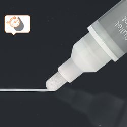 Pack de 4 marqueurs à encre liquide pour peintures sur verre blanc. Cor Branca