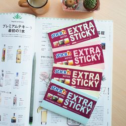 Pacote de 6 blocos de notas extras. Duas gamas e dois tamanhos