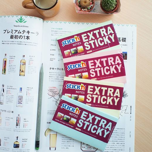 Pacote de 6 blocos de notas extras. Duas gamas e dois tamanhos