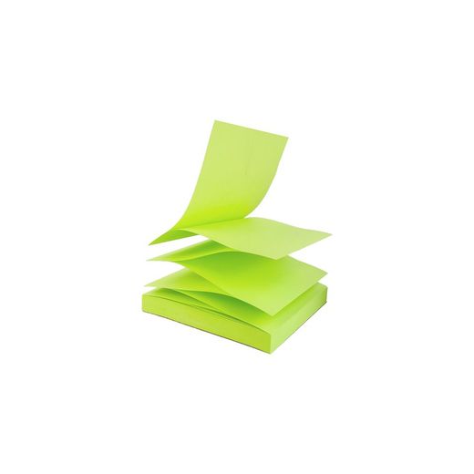Lot de 6 blocs-notes verts recyclés Zig-Zag