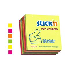 Pack de 6 tacos de notas Zig- Zag color neón