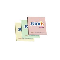 Pack pastel de 3 tacos de 100 hojas de 76 x 76 mm