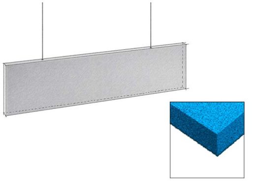 Panneau de mousse acoustique insonorisant. baffle