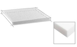 Panel acústico fonoabsorbente de foam. Techo técnico