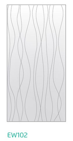 Painel acústico de absorção de som ecowall biselado