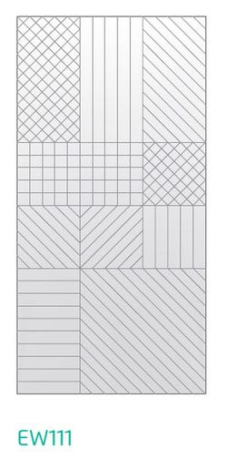 Painel acústico de absorção de som ecowall biselado