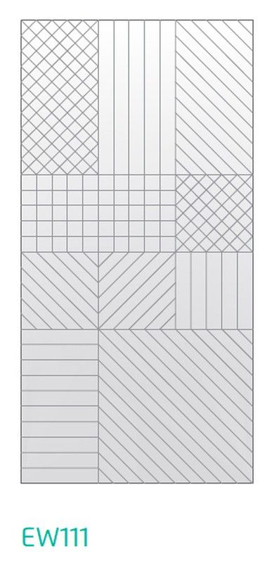 Painel acústico de absorção de som ecowall biselado