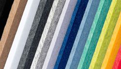 Painel acústico de absorção de som ecowall biselado