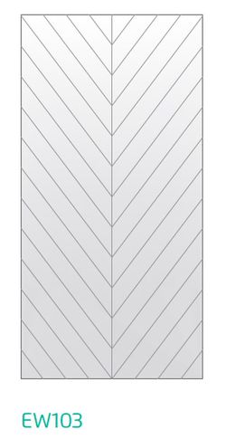 Painel acústico de absorção de som ecowall biselado