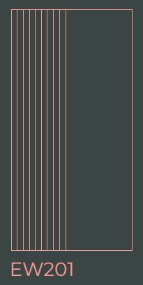 Painel acústico de absorção de som ecowall biselado