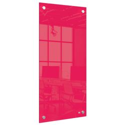 Panel de pizarra blanca de cristal pequeño Nobo 300x600 mm