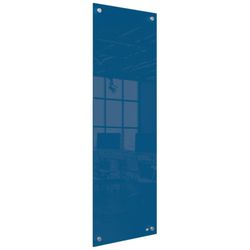 Panel de pizarra blanca de cristal pequeño Nobo 300x900 mm