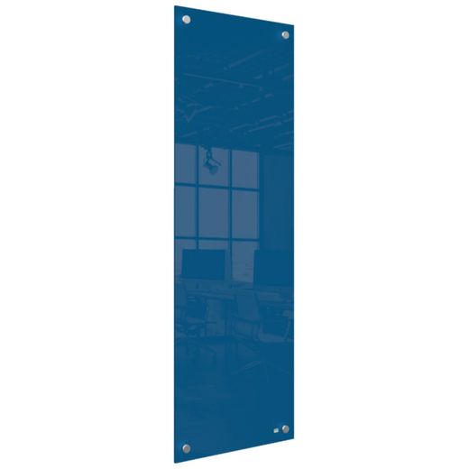 Panel de pizarra blanca de cristal pequeño Nobo 300x900 mm